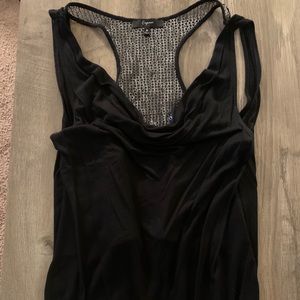 Express Size Med Black and Silver  tank top.